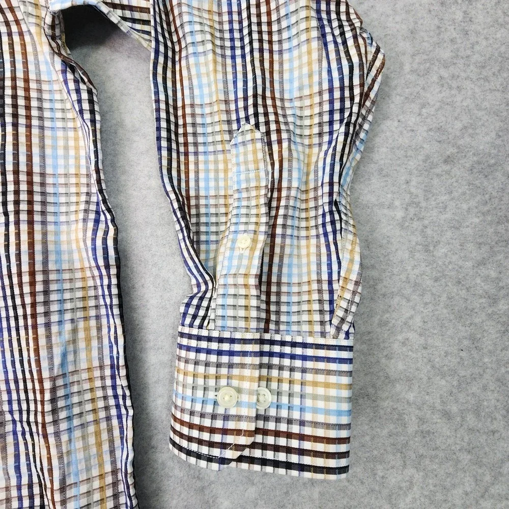 Banana Republic Long Sleeve‎ Shirt Men's Size M 15-15.5 Multicolor Button Up